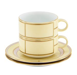 Ginori Diva Giallo Tea Set For Two
